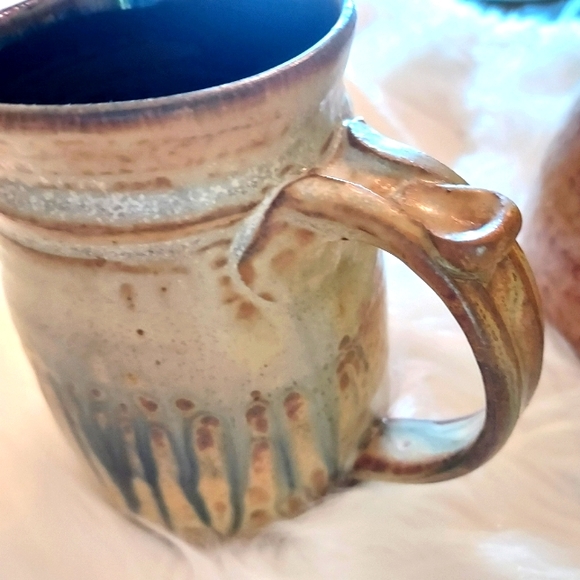1990's Ken Jensen Signature Art Pottery Coffee/Tea Cup: 20oz. - Picture 2 of 7
